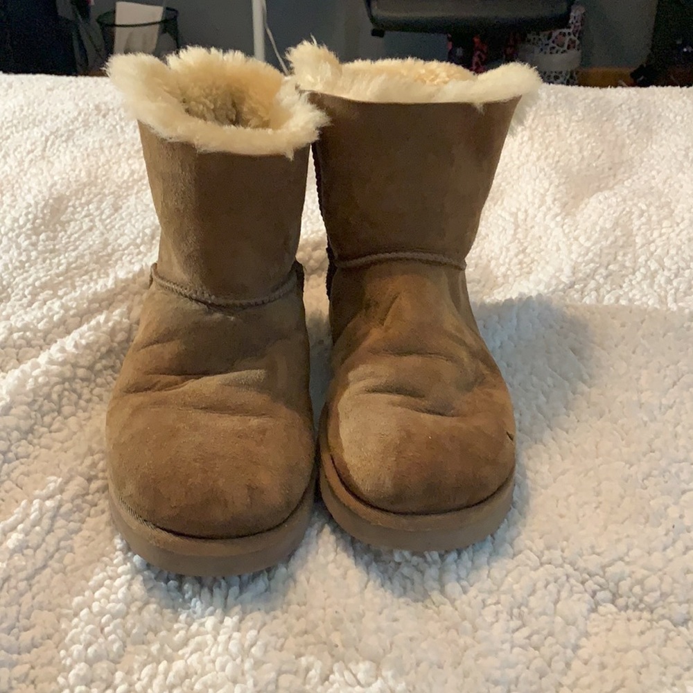Ugg short Bailey bow boots - Picture 2 of 3